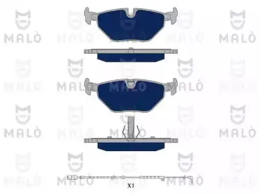 Комплект тормозных колодок, дисковый тормоз MALГ’ купить