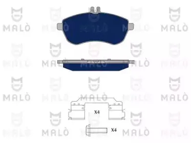 Комплект тормозных колодок, дисковый тормоз MALГ’ купить