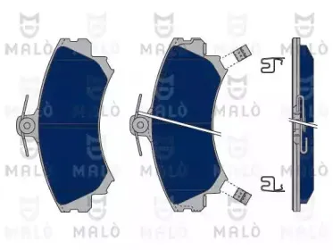 Комплект тормозных колодок, дисковый тормоз MALГ’ купить
