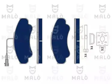 Комплект тормозных колодок, дисковый тормоз MALГ’ купить