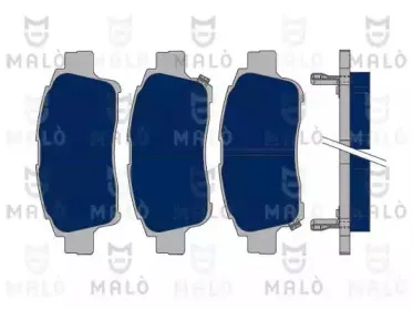 Комплект тормозных колодок, дисковый тормоз MALГ’ купить