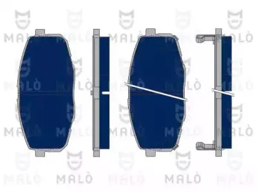 Комплект тормозных колодок, дисковый тормоз MALГ’ купить