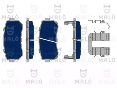 Комплект тормозных колодок, дисковый тормоз MALГ’ купить