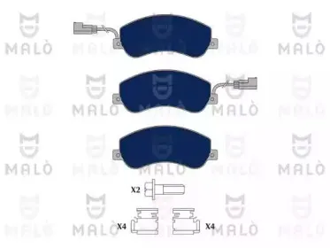 Комплект тормозных колодок, дисковый тормоз MALГ’ купить