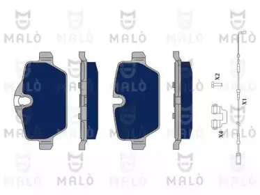 Комплект тормозных колодок, дисковый тормоз MALГ’ купить