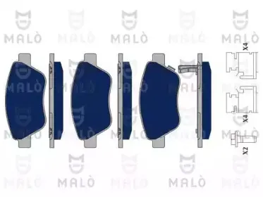 Комплект тормозных колодок, дисковый тормоз MALГ’ купить
