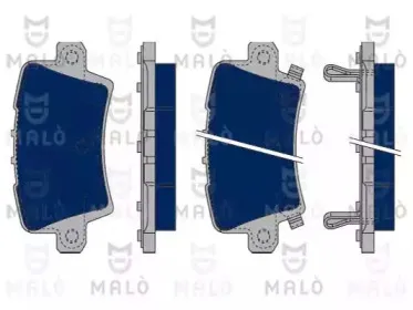 Комплект тормозных колодок, дисковый тормоз MALГ’ купить