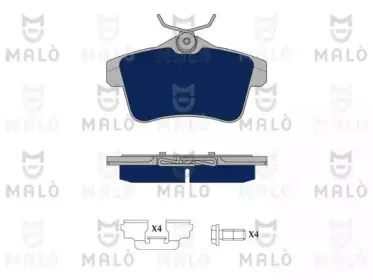 Комплект тормозных колодок, дисковый тормоз MALГ’ купить