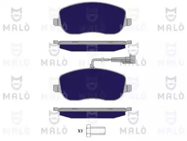 Комплект тормозных колодок, дисковый тормоз MALГ’ купить