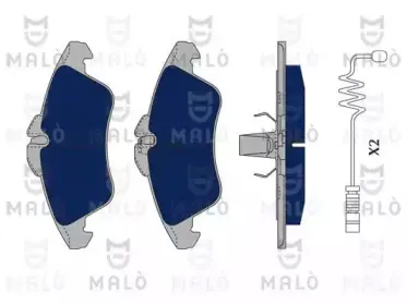 Комплект тормозных колодок, дисковый тормоз MALГ’ купить