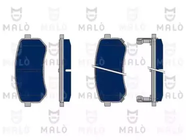 Комплект тормозных колодок, дисковый тормоз MALГ’ купить