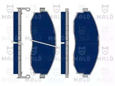 Комплект тормозных колодок, дисковый тормоз MALГ’ купить