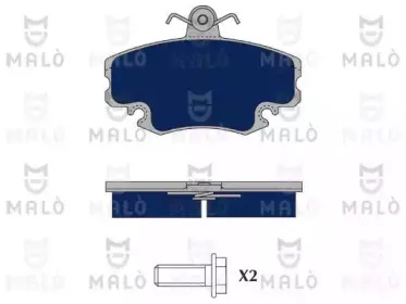 Комплект тормозных колодок, дисковый тормоз MALГ’ купить
