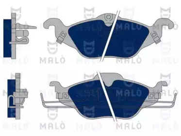 Комплект тормозных колодок, дисковый тормоз MALГ’ купить