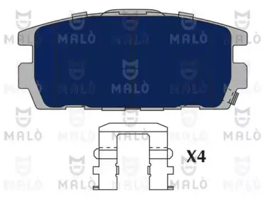 Комплект тормозных колодок, дисковый тормоз MALГ’ купить