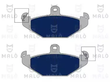 Комплект тормозных колодок, дисковый тормоз MALГ’ купить