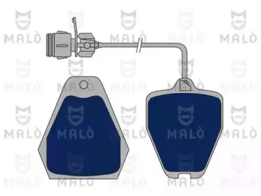Комплект тормозных колодок, дисковый тормоз MALГ’ купить