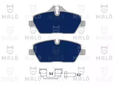 Комплект тормозных колодок, дисковый тормоз MALГ’ купить