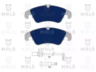 Комплект тормозных колодок, дисковый тормоз MALГ’ купить