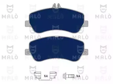 Комплект тормозных колодок, дисковый тормоз MALГ’ купить