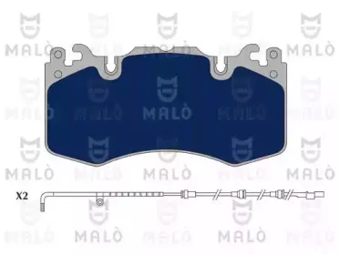 Комплект тормозных колодок, дисковый тормоз MALГ’ купить
