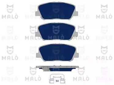 Комплект тормозных колодок, дисковый тормоз MALГ’ купить