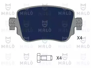 Комплект тормозных колодок, дисковый тормоз MALГ’ купить