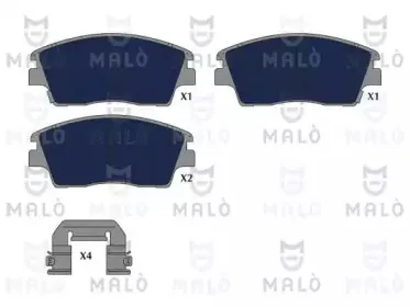 Комплект тормозных колодок, дисковый тормоз MALГ’ купить