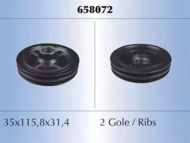 Ременный шкив, коленчатый вал MALГ’ купить