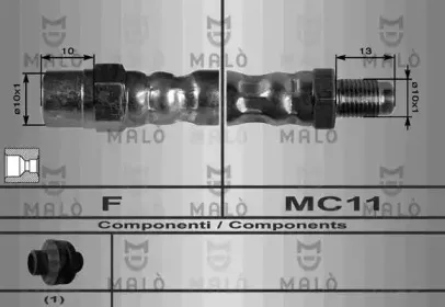 Тормозной шланг MALГ’ купить