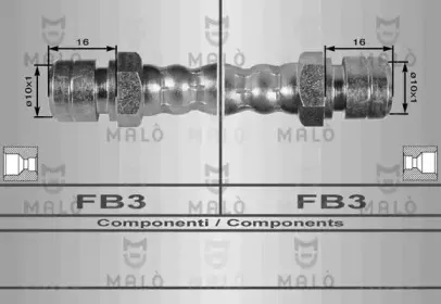 Тормозной шланг MALГ’ купить
