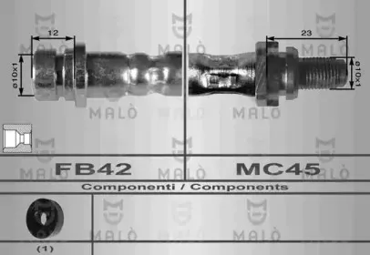 Тормозной шланг MALГ’ купить