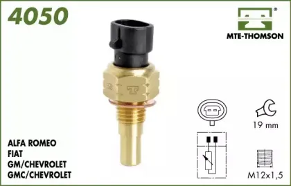 Датчик, температура охлаждающей жидкости MTE-THOMSON купить