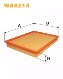 Фильтр воздушный OPEL WA6214/AP051 (пр-во WIX-Filtron UA) WIX FILTERS купить