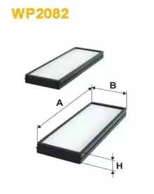 Фильтр, воздух во внутренном пространстве WIX FILTERS купить