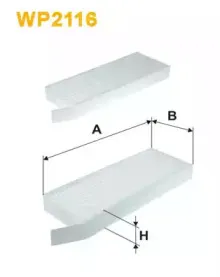 2116   (1328-2x) WIX FILTERS купить