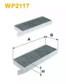 Фільтр салону вугільний WIX FILTERS купить
