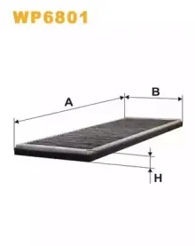 Фільтр салону вугільний WIX FILTERS купить