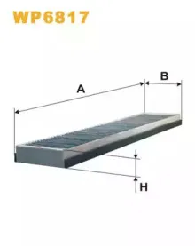 Фильтр, воздух во внутренном пространстве WIX FILTERS купить