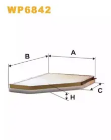 Фильтр, воздух во внутренном пространстве WIX FILTERS купить