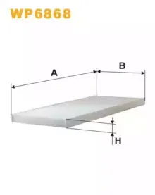 Фильтр, воздух во внутренном пространстве WIX FILTERS купить