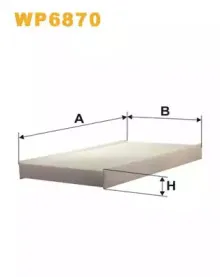 Фільтр салону WIX FILTERS купить