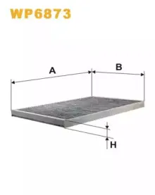 Фильтр, воздух во внутренном пространстве WIX FILTERS купить