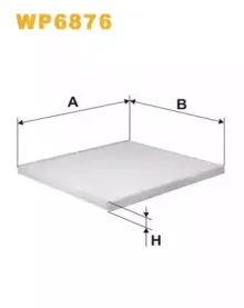 Фильтр, воздух во внутренном пространстве WIX FILTERS купить