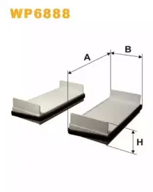 Фильтр, воздух во внутренном пространстве WIX FILTERS купить
