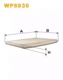 Фильтр, воздух во внутренном пространстве WIX FILTERS купить