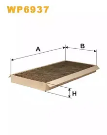 Фільтр салону вугільний WIX FILTERS купить