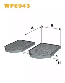 Фильтр, воздух во внутренном пространстве WIX FILTERS купить