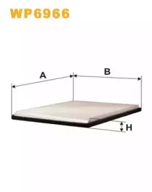 Фильтр, воздух во внутренном пространстве WIX FILTERS купить