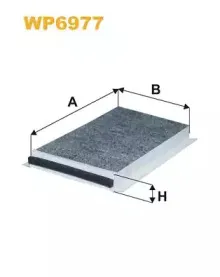 6977   (1160A-2x) WIX FILTERS купить
